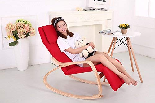 Amazon｜SAKEY ロッキングチェア リラックスチェア 揺れ椅子 5